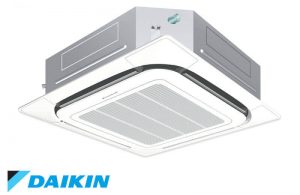 Điều Hòa Âm Trần Cassette Daikin 1 Chiều 48.000BTU (FCNQ48MV1/RNQ48MY1) Điều Khiển Dây (BRC2E61+BYCP125K-W18)