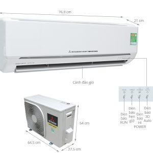 ĐIỀU HÒA MITSUBISHI HEAVY 1 CHIỀU 19.000 BTU SRK/SRC19CSS-S5